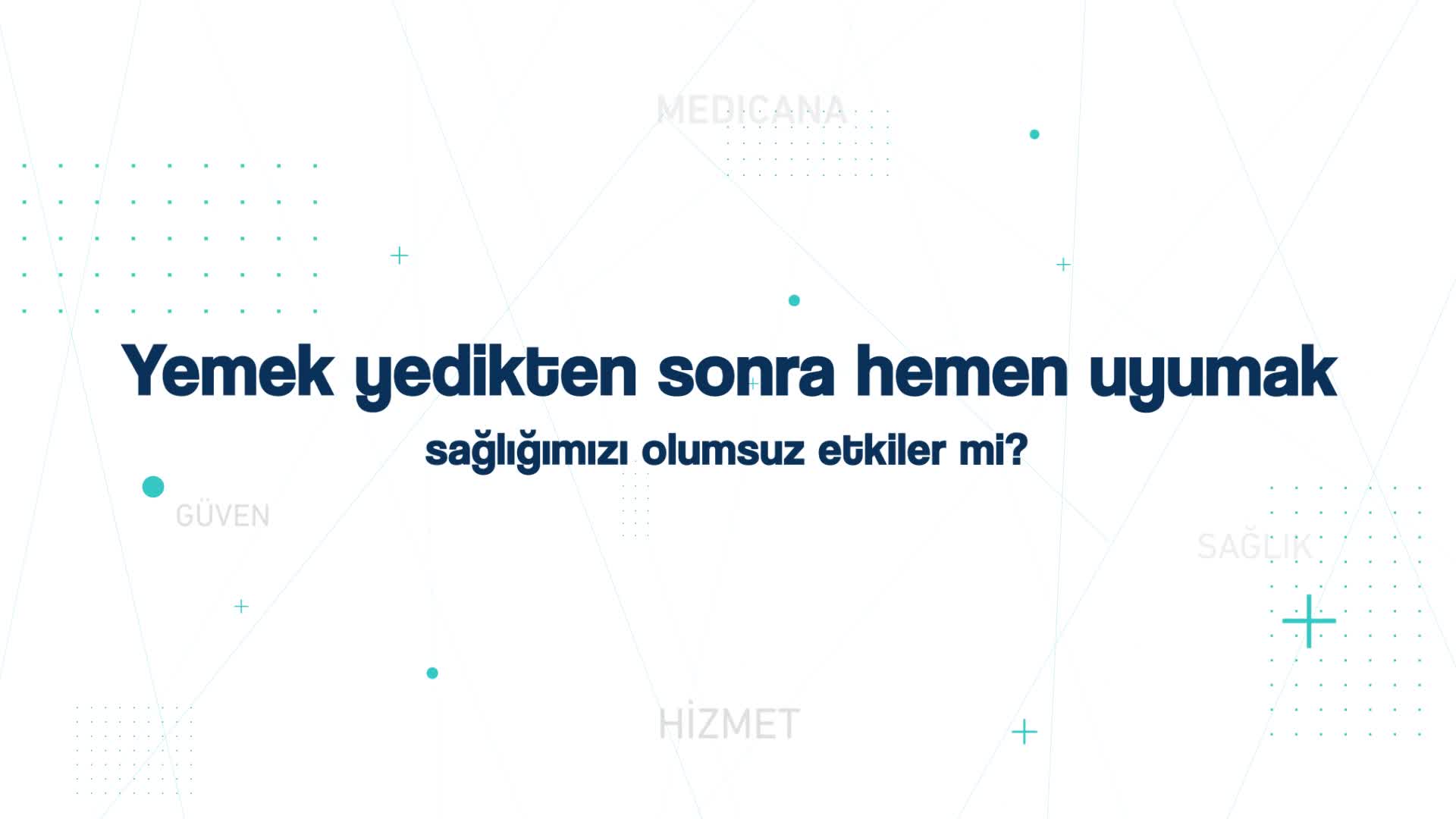 Youtube - Yemek yedikten sonra hemen uyumak sağlığımızı olumsuz etkiler mi?
