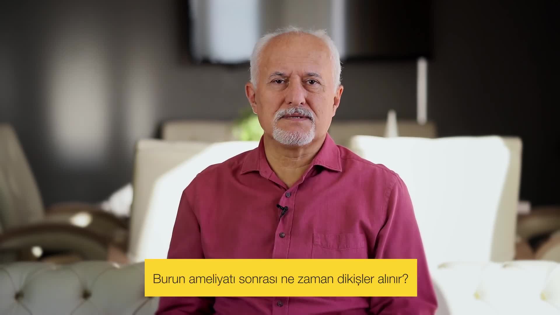 Youtube - Burun ameliyatı sonrası ne zaman dikişler alınır ?