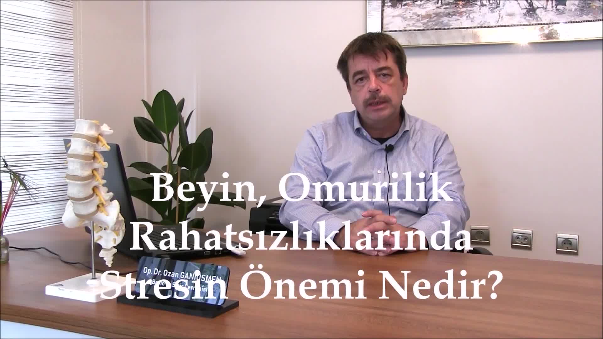 Youtube - Beyin ve omurilik rahatsızlıklarında stresin önemi nedir ?