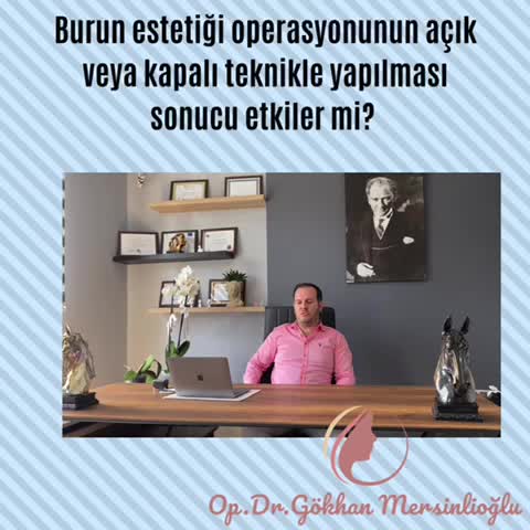 Youtube - Burun estetiği operasyonunun açık veya kapalı teknikle yapılması sonucu etkiler mi ?