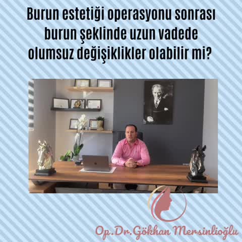 Youtube - Burun estetiği operasyonu sonrası burun şeklinde uzun vadede olumsuz değişiklikler olabilir mi ?