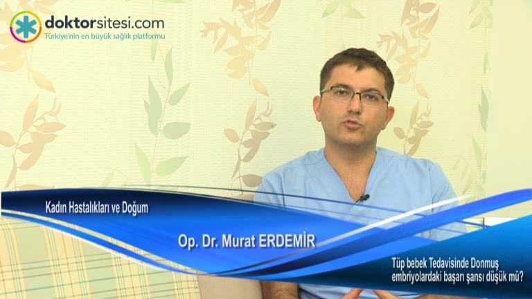 Tüp bebek tedavisinde donmuş embriyolardaki başarı oranı nedir?