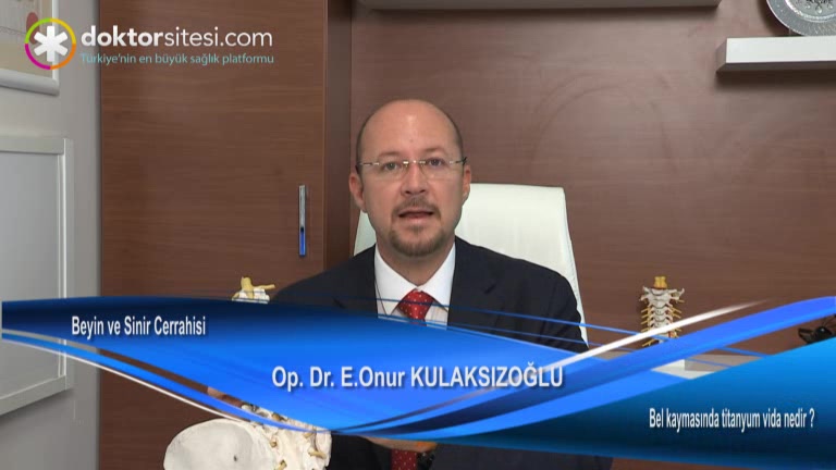 Bel kaymasında titanyum vida nedir?