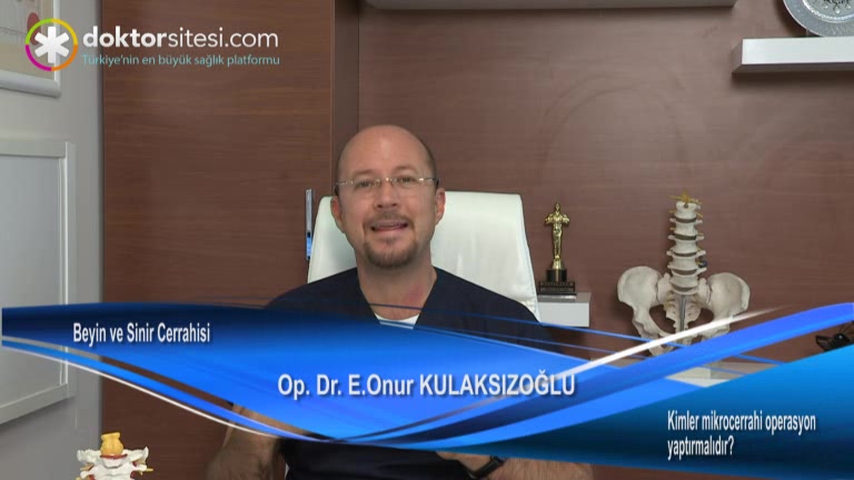 Boyun fıtığında kimler mikrocerrahi operasyonu yaptırmalıdır?