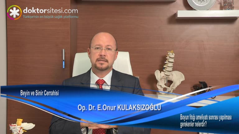 Boyun fıtığı ameliyatı sonrası yapılmaması gerekenler nelerdir?