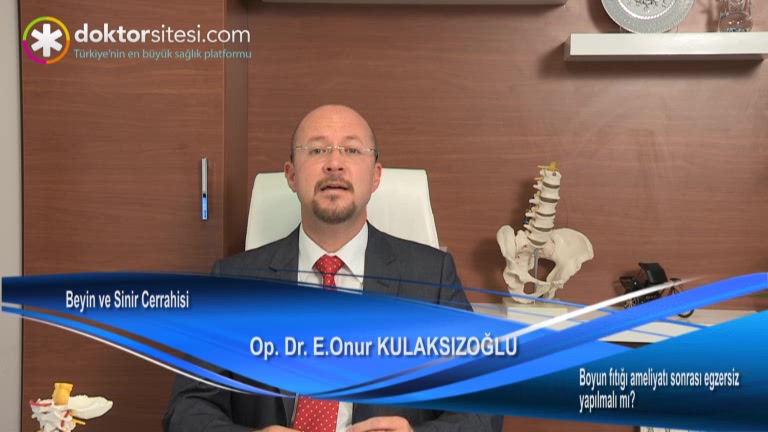Boyun fıtığı ameliyatı sonrası egzersiz yapılmalı mıdır?