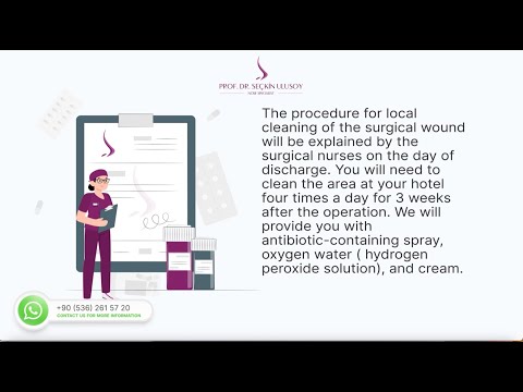 Post-operation instructions for Nose Job with Prof. Dr. Seckin Ulusoy