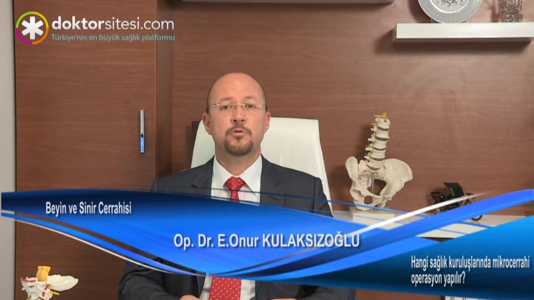 Hangi sağlık kuruluşlarında boyun fıtığı mikrocerrahi operasyonu yapılır?