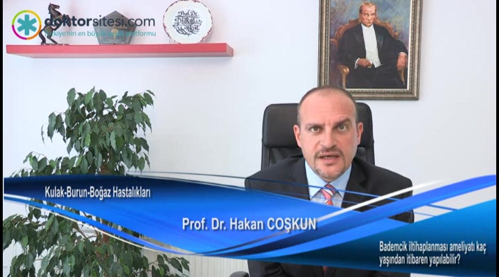 Bademcik iltihaplanması ameliyatı kaç yaşından itibaren yapılabilir?
