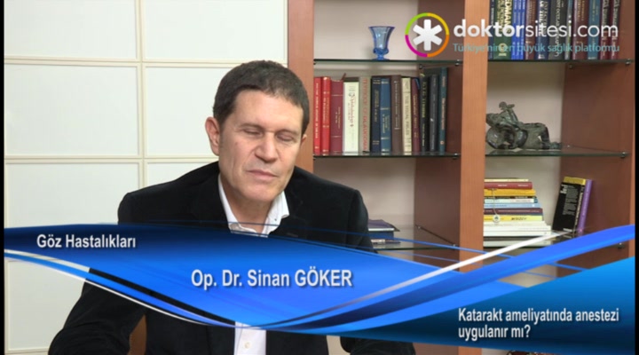 Katarakt ameliyatında anestezi uygulanır mı?