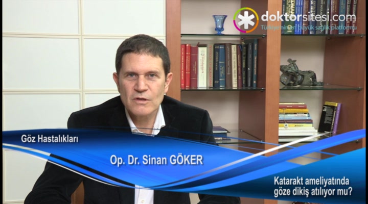 Katarakt ameliyatında göze dikiş atılıyor mu?