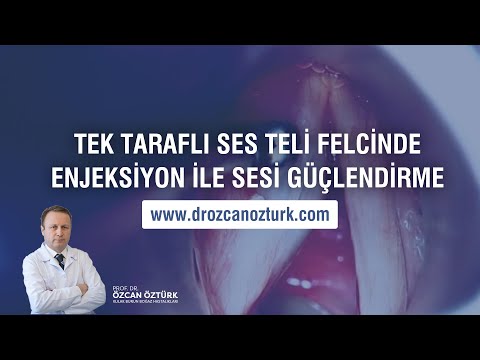 Vokal Kord Enjeksiyon - Prof. Dr. Özcan Öztürk