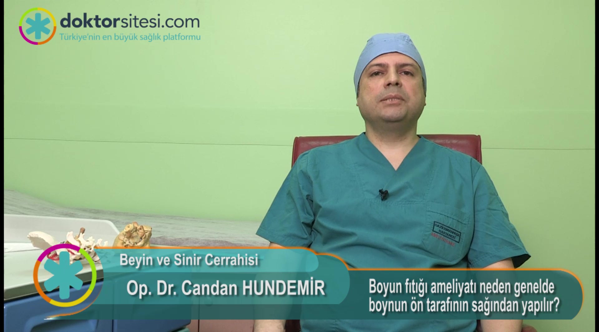 Boyun fıtığı ameliyatı neden genelde boynun ön tarafının sağından yapılır? 