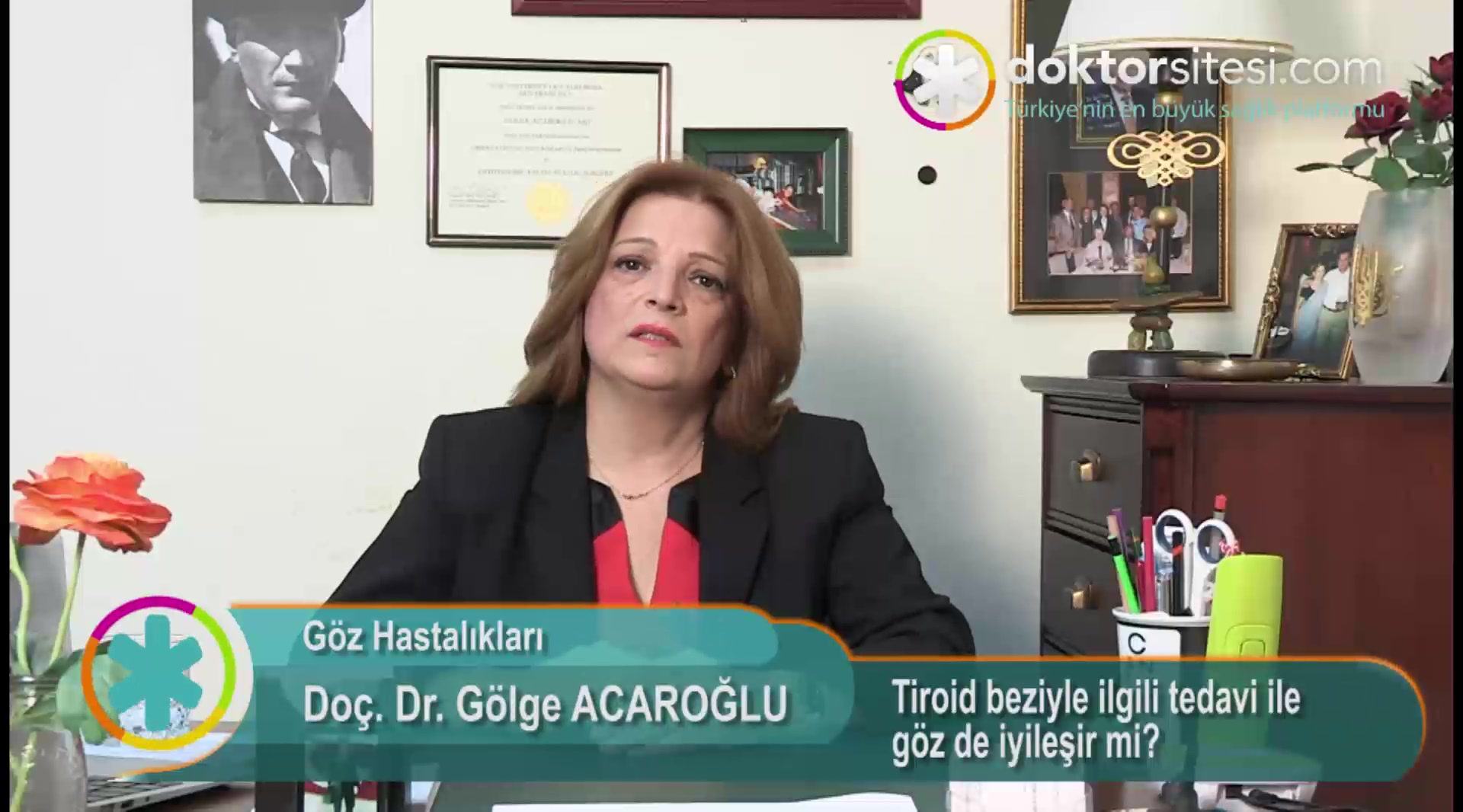 Tiroid beziyle ilgili tedavi ile göz de iyileşir mi?