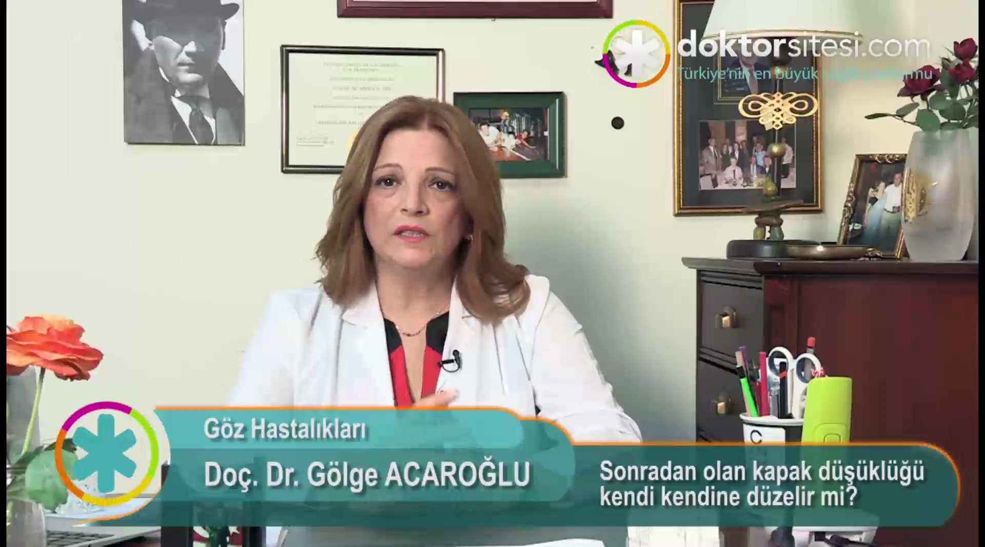 Sonradan olan kapak düşüklüğü kendi kendine düzelir mi?