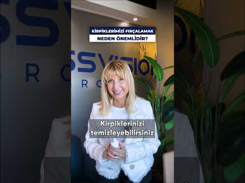 Kirpik ve kapak bakımı ; kirpiklerimizi fırçalayalım