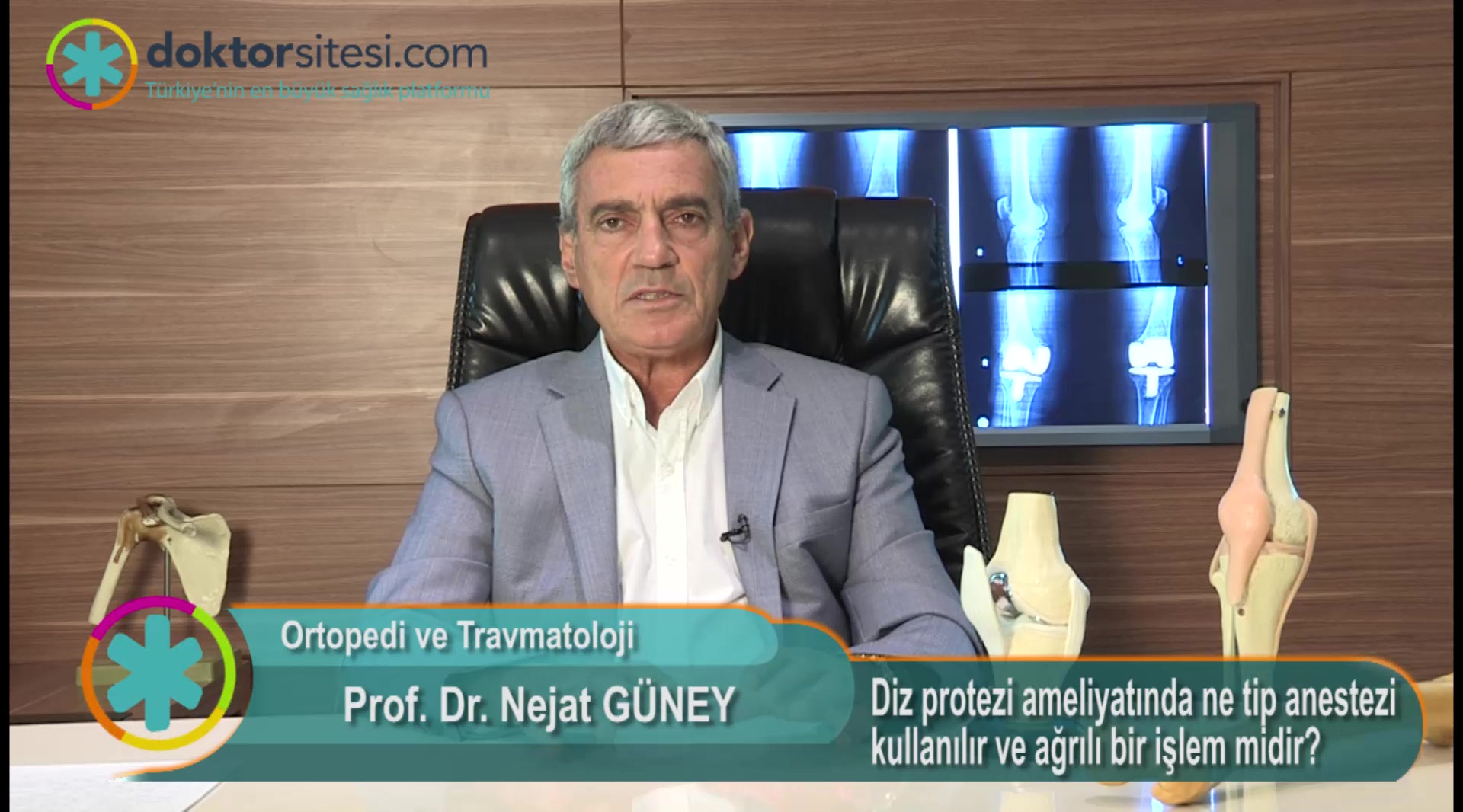 Diz protezi ameliyatında ne tip anestezi kullanılır ve ağrılı bir işlem midir?