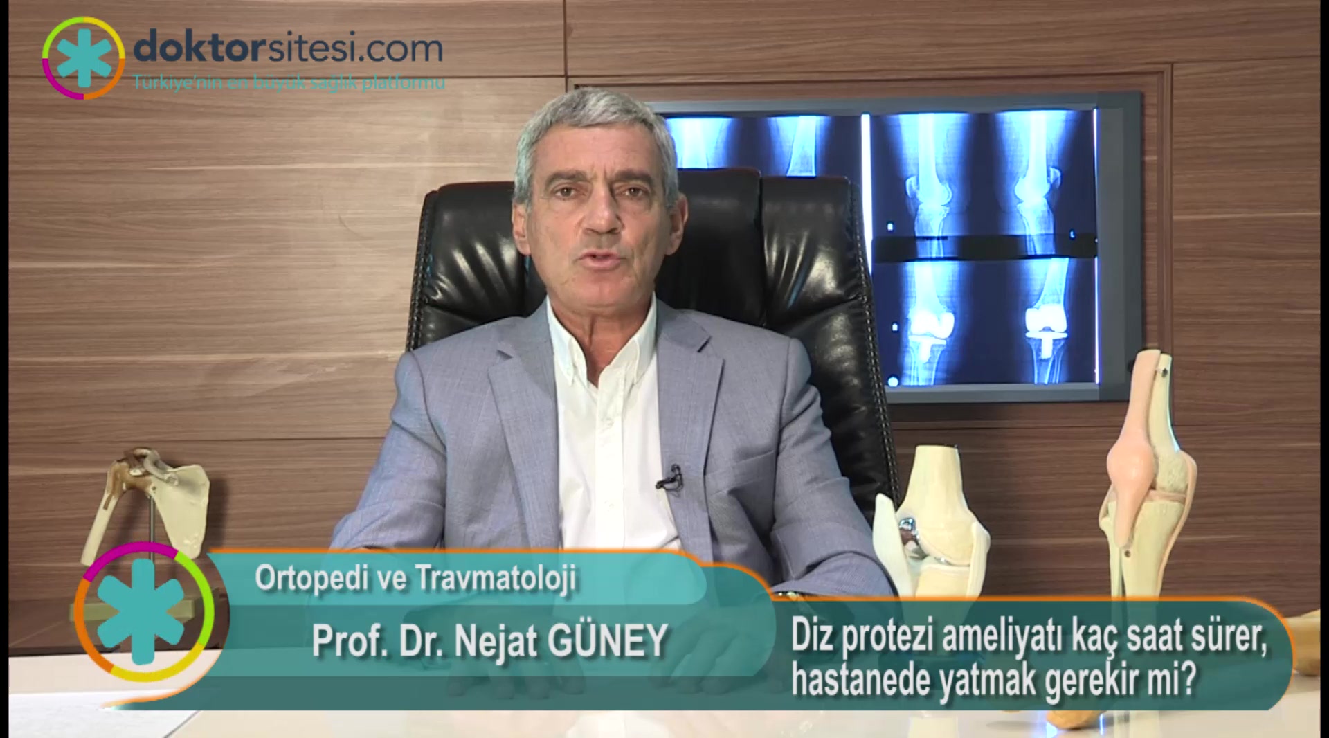 Diz protezi ameliyatı kaç saat sürer, hastanede yatmak gerekir mi?