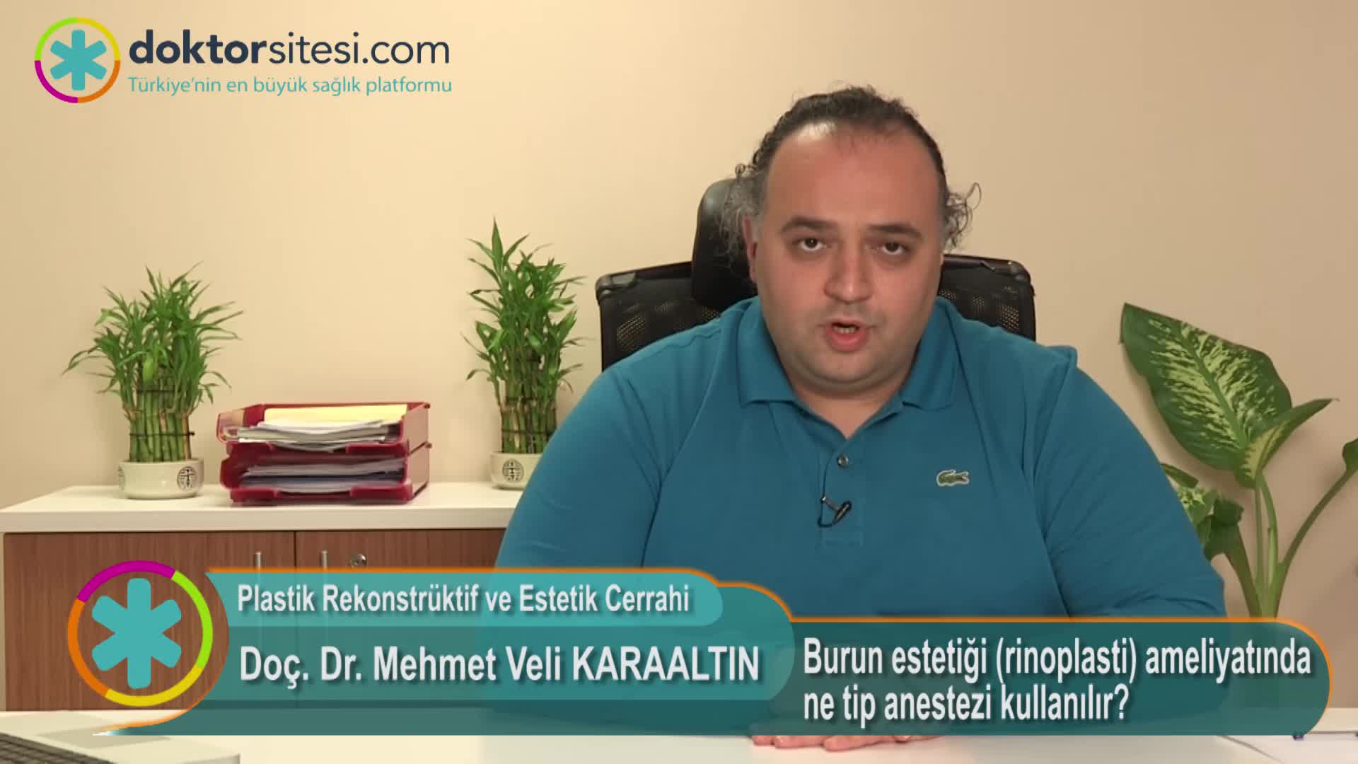 Burun estetiği (rinoplasti) ameliyatında ne tip anestezi kullanılır?