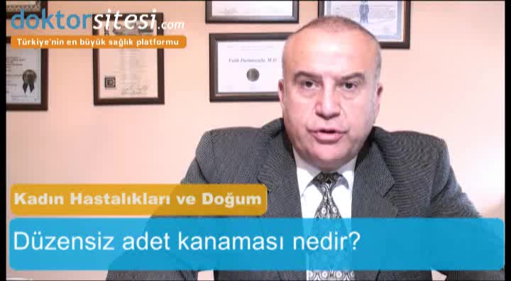 Düzensiz adet kanaması nedir?