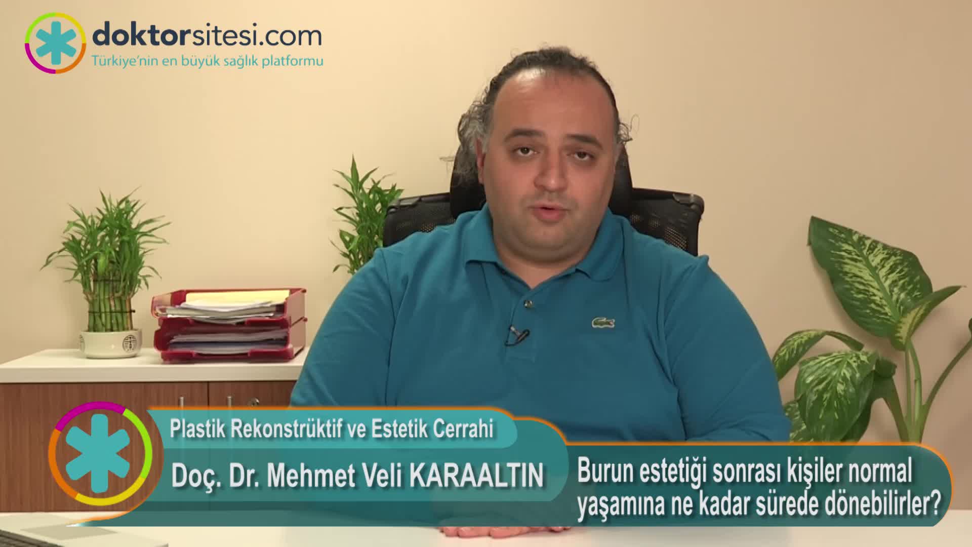 Burun estetiği sonrası kişiler normal yaşamına ne kadar sürede dönebilirler?