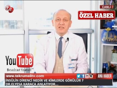 DR.ELYESA KARACA - İÇ HASTALIKLARI UZMANI / İNSÜLİN DİRENCİ NEDİR ?