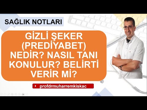Prediyabet ( Gizli şeker) nedir ?