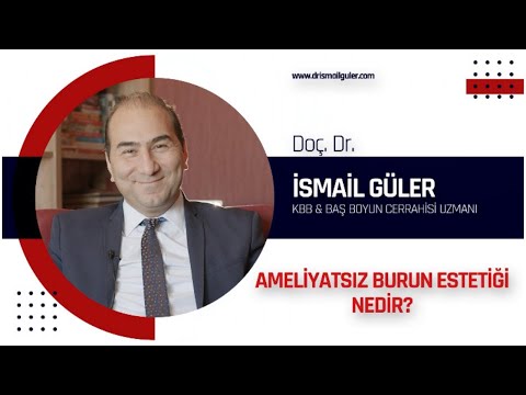 Ameliyatsız Burun Estetiği Nedir ?